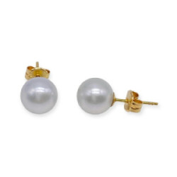 Pendientes oro perlas australianas