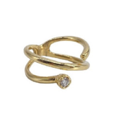 Anillo oro diamante