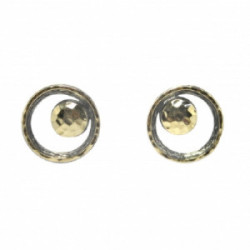 Pendientes Styliano plata oro