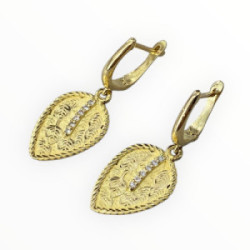 Pendientes  oro 18k diamantes