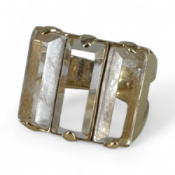 Anillo de plata modelo ICE