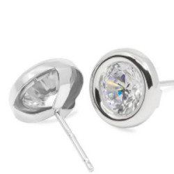 Pendientes oro 18k zirconitas