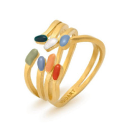 Anillo JOIDAR DELI latón dorado