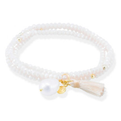 Pulsera ZEN color nude perla cultivada