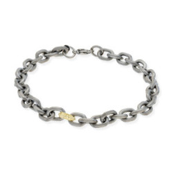 Pulsera MARINA GARCIA Titanio Oro 18k