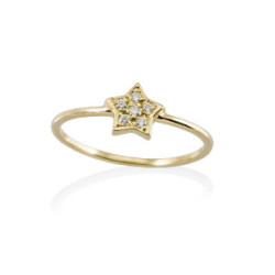 Anillo Oro 18k diamantes