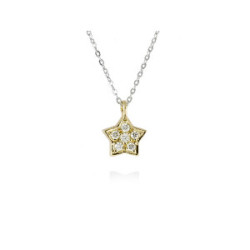 Collar oro 18k diamantes