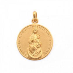 Medalla Virgen del Puy. Oro 18 kt.