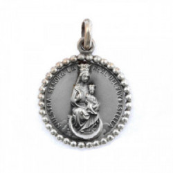 Medalla Virgen del Puy. Plata.