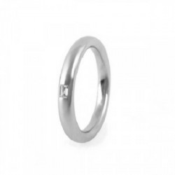 Anillo oro 18k  y diamante 0.05 CT